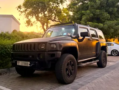 Custom Matte Black Hummer H3 2009 | GCC | Zero Accidents | Loaded Tech