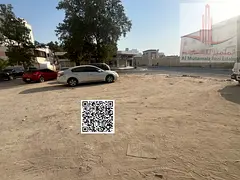 For sale in Ajman, residential/commercial land in Al Rashidiya 3, 6400 sq ft, permit G+10, corner pl