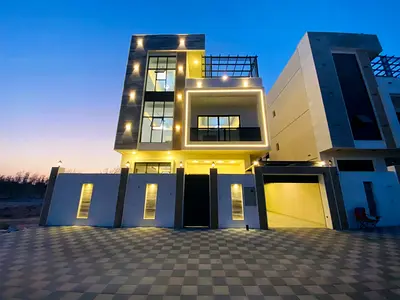 Luxury 6 Master Bedroom Villa for Sale in Al Helio 2, Ajman | Rooftop Pergola | 3,014 Sq.Ft | Inclu
