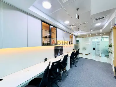 Premium furnished office located on a high floor, offering a bright, professional, and comfortable working environment with excellent views.