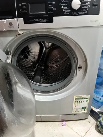 Front Load Washing Machine - Silver, Used, Good Working Condition