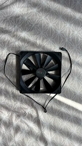 NZXT Black 140mm PC fan intake or exhaust.