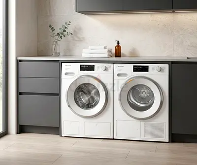 Package: Miele W1 9kg Washing Machine + T1 8kg Heat Pump Dryer – Premium German Laundry Set