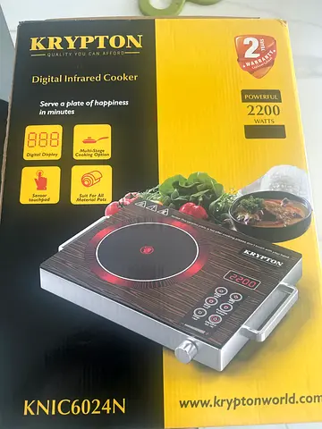 Brand new Krypton hot plate cooker (Never opened)