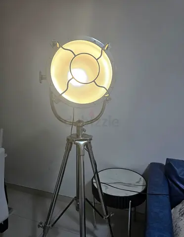 marina home silver floor lamp in new condition