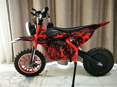 Red/Black Electric Kids Dirt Bike - perfect Condition