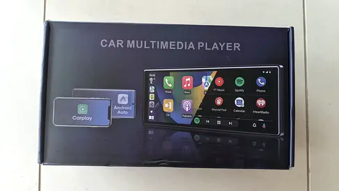 Car Dash Monitor with Built-in Display - Android Auto Apple CarPlay compatible.