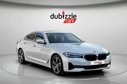AED 1824/month | 2022 BMW 5-Series 520i | GCC Specs | Ref#490229