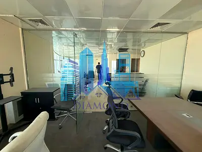 Fully Furnish Big size Office For Rent in Horizon Tower Ajman downtown