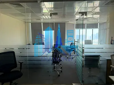 Fully Furnish Big size Office For Rent in Horizon Tower Ajman downtown.