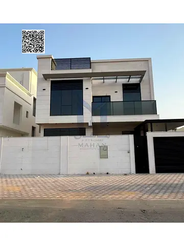 Brand New 5BR Villa with Majlis | 3,800 Sq Ft | Electricity & Water Connected | Al Bahia Ajman