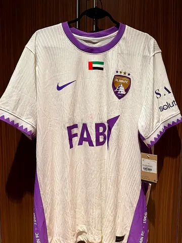 Al Ain FC football club shirts. White, Sizes L/XL/XXL Available
