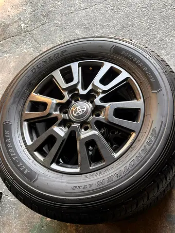 Original rims and tyres land cruiser prado 2025