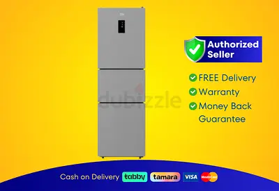 Refrigerator Beko 340L 3 Door Refrigerator ● Brand New | 1 Year Warranty | FREE Delivery