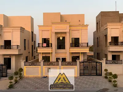 Luxury Classic Villa for Sale in Al Helio 1 Ajman with Full Stone Facade Elegant Design Spacious La
