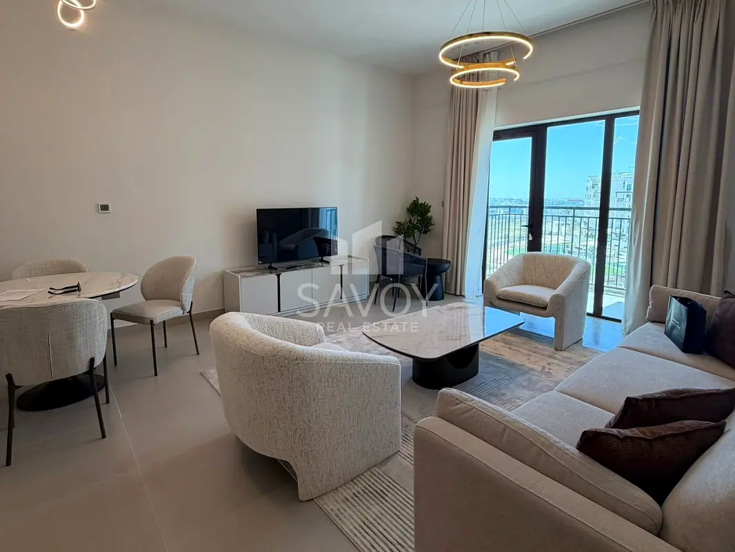 Full Golf Course View | 2 Balconies | Furnished