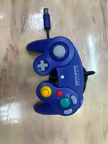 Nintendo GameCube Controller — Genuine Indigo Wired Controller, Good Working Condition