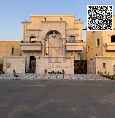 🏡 فيلا فاخرة بتصميم كلاسيكي وجديدة كلياً للبيع في منطقة "الحليو 2"، عجمان | 6 غرف نوم رئيسية (ماستر) | منزل عائلي بمواصفات مميزة