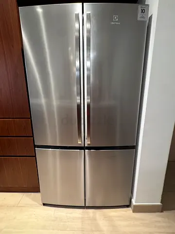 Electrolux Stainless Steel Double-Door Refrigerator - Excellent Condition