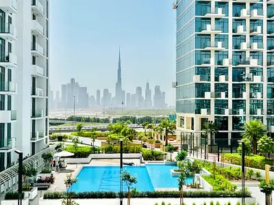 Burj Kahlifa View // Fully Furnished Spacious Studio Just 50k Rent 4 Cheques