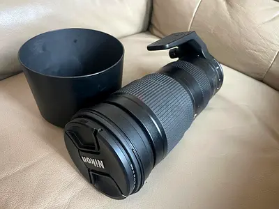 Nikon Telephoto Zoom Lens with Tripod Collar and Hood (used)