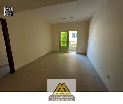 1 bedroom hall in Al Nuaimiya 1, Ajman, master room, balcony, parking, central AC, AED 24k yearly, 4 payments.