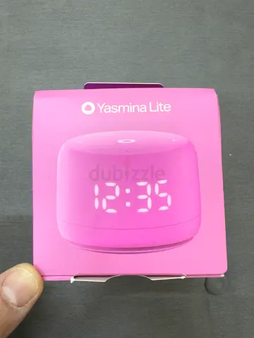 Yasmina Lite digital alarm clock - pink (new in box)