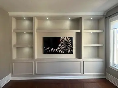 Custom Built-in Wall Entertainment Center