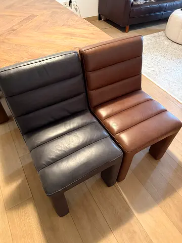 4 Leather Dining Chairs Marina Home