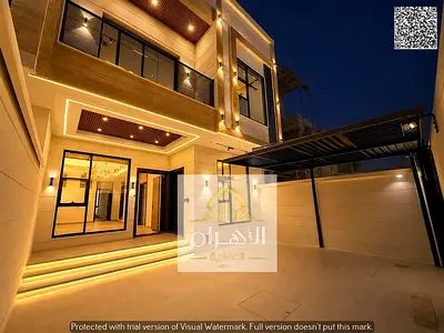 فيلا بسعر شامل رسوم المكيفات على الشارع الرئيسي جاهزة للسكن في أرقى مناطق عجمان تملك حر