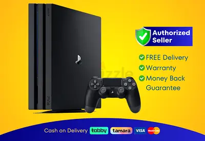 Sony PlayStation 4 - Pro - Black - 1TB | Brand New | 01 Month Warranty | FREE  Delivery