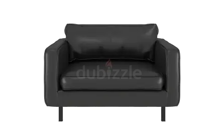 Lito Single Seater Sofa Dubai | Modern PU Leather Office Sofa UAE