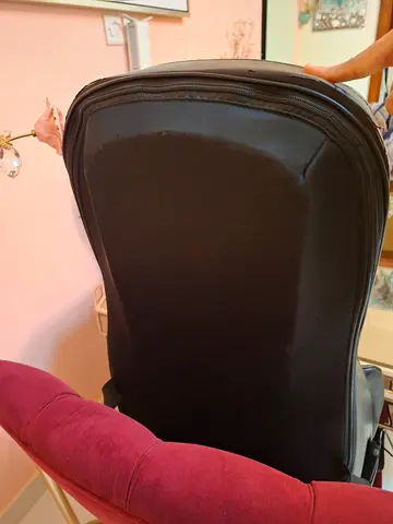 Black lightweight backpack — good condition