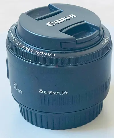 Canon EF 50mm f/1.8 (standard prime lens) - Good condition