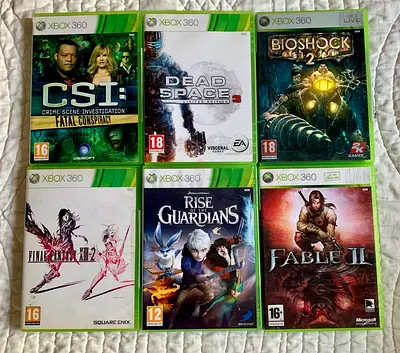 CSI, BIOSHOCK 2, FABLE II, DEAD SPACE 3, RISE OF THE GUARDIANS, FINAL FANTASY XIII-2