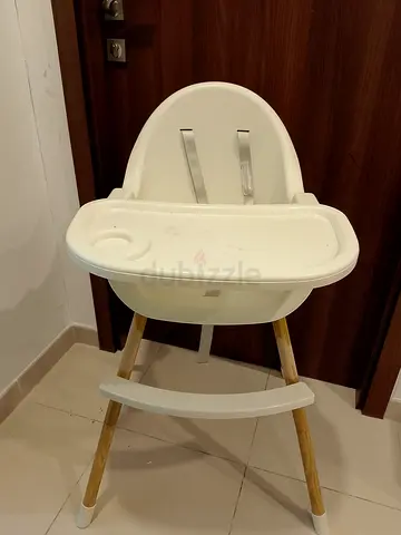 White Baby High Chair