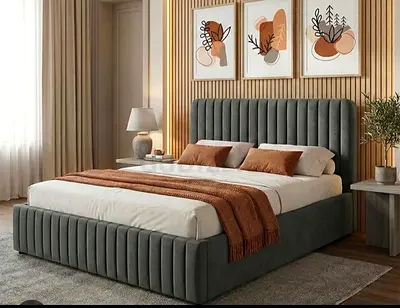 Modren design King size Luxury Family bed With Mattress Available