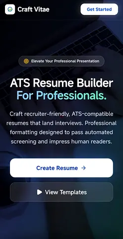 Premium ATS Resume Builder Live Web Application - Full Ownership