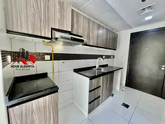 ( MONTHLY PAYMENTS )12 CHEQUES - SPACIOUS STUDIO AVAILABLE FOR FAMILY - RENT 33K - CAR PARKING + GYM