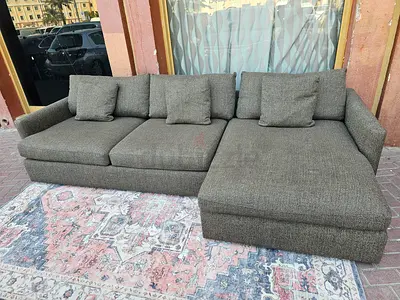 Expensive quality CrateBarrel Lounge Deep Sofa