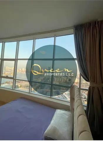 Two Bedroom Apartment Resale in Orient Towers Ajman Freehold Open Creek View 1366 Sq Ft Ready for Handover