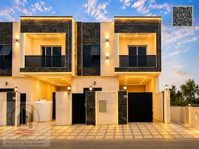Villa for sale in Ajman, Al Helio area, including registration. 4 master bedrooms, majlis, living r