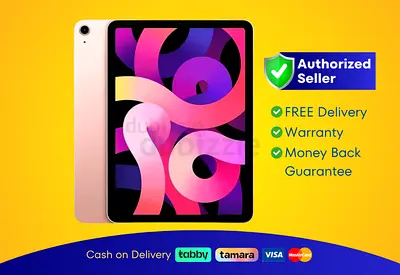 Apple iPad Air (4th Gen), 64GB - 10.9 Screen - Wi-Fi, Pink - 95638 | Brand New | 01 Month Warranty