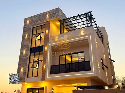 فيلا مودرن فاخرة للبيع | 6 غرف ماستر | طابقان + رووف | شامل رسوم التسجيل والكهرباء والمياه والمكيفات | بيع مباشر من المالك