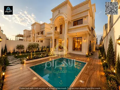 With a green garden and swimming pool | Own a luxury villa in Al Yasmeen, Ajman | 6 master bedrooms (G+2) | An unmissable deal: price includes electri