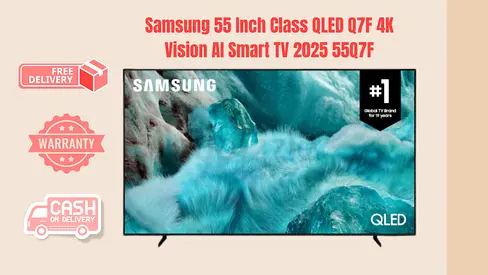 Samsung 55 Inch Class QLED Q7F 4K Vision AI Smart TV 2025 55Q7F