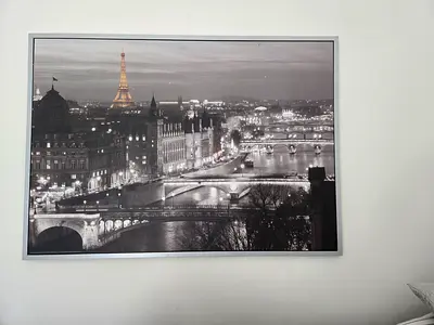Large Ikea Framed Paris Picture (100 × 140cm)