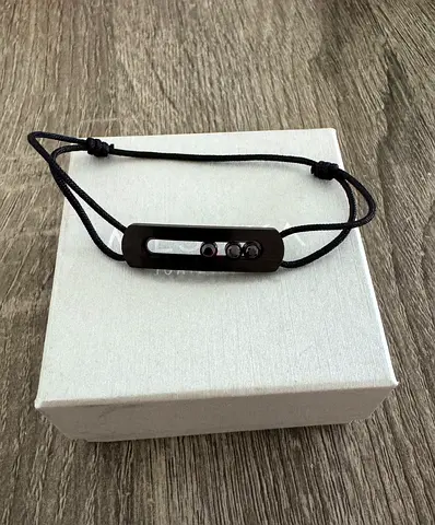 Messika Black Cord Bracelet