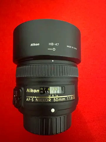 Nikon AF-S NIKKOR 50mm f/1.8G Lens - Excellent Condition