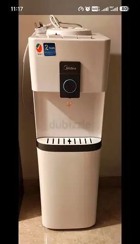 Water dispenser with cabinet